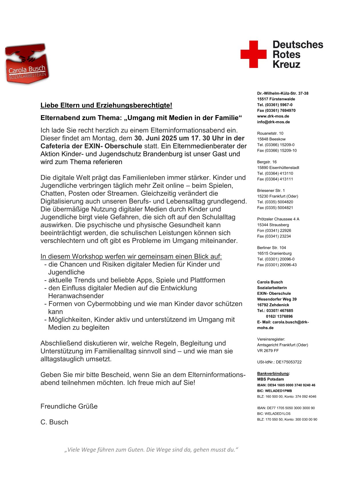 Einladung EAMedien