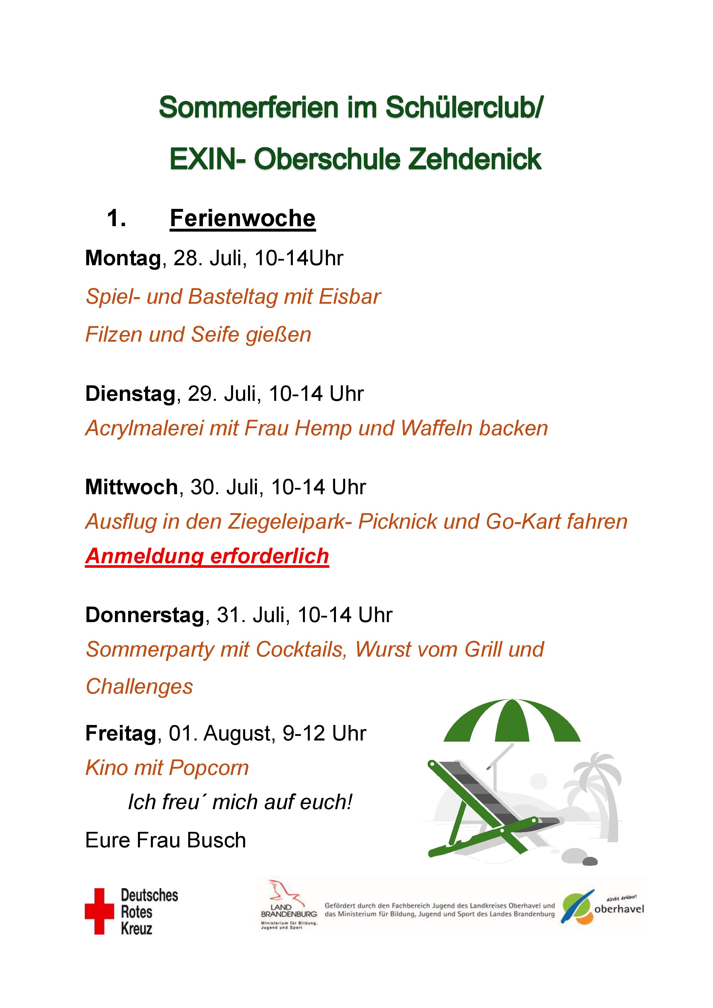 Ferienplan