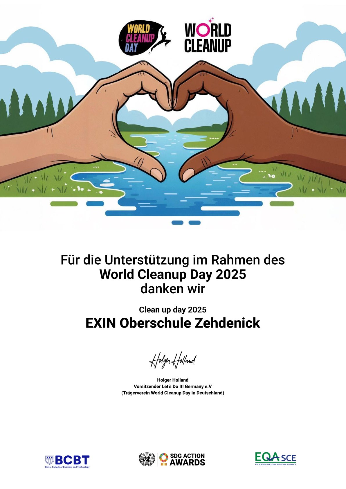 WCD urkunde
